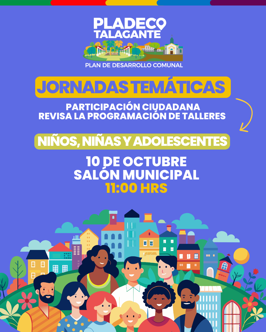 Jornada de participación PLADECO: Niños, Niñas, Adolescentes y Juventud