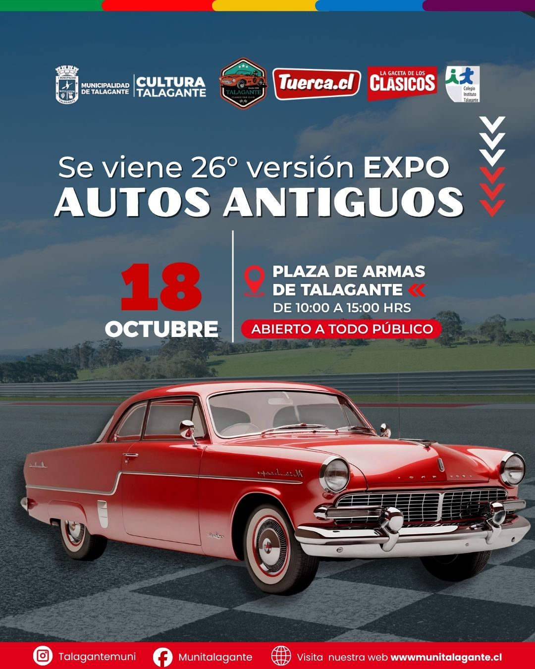 26ª versión de la Expo de Autos Antiguos de Talagante 🏁