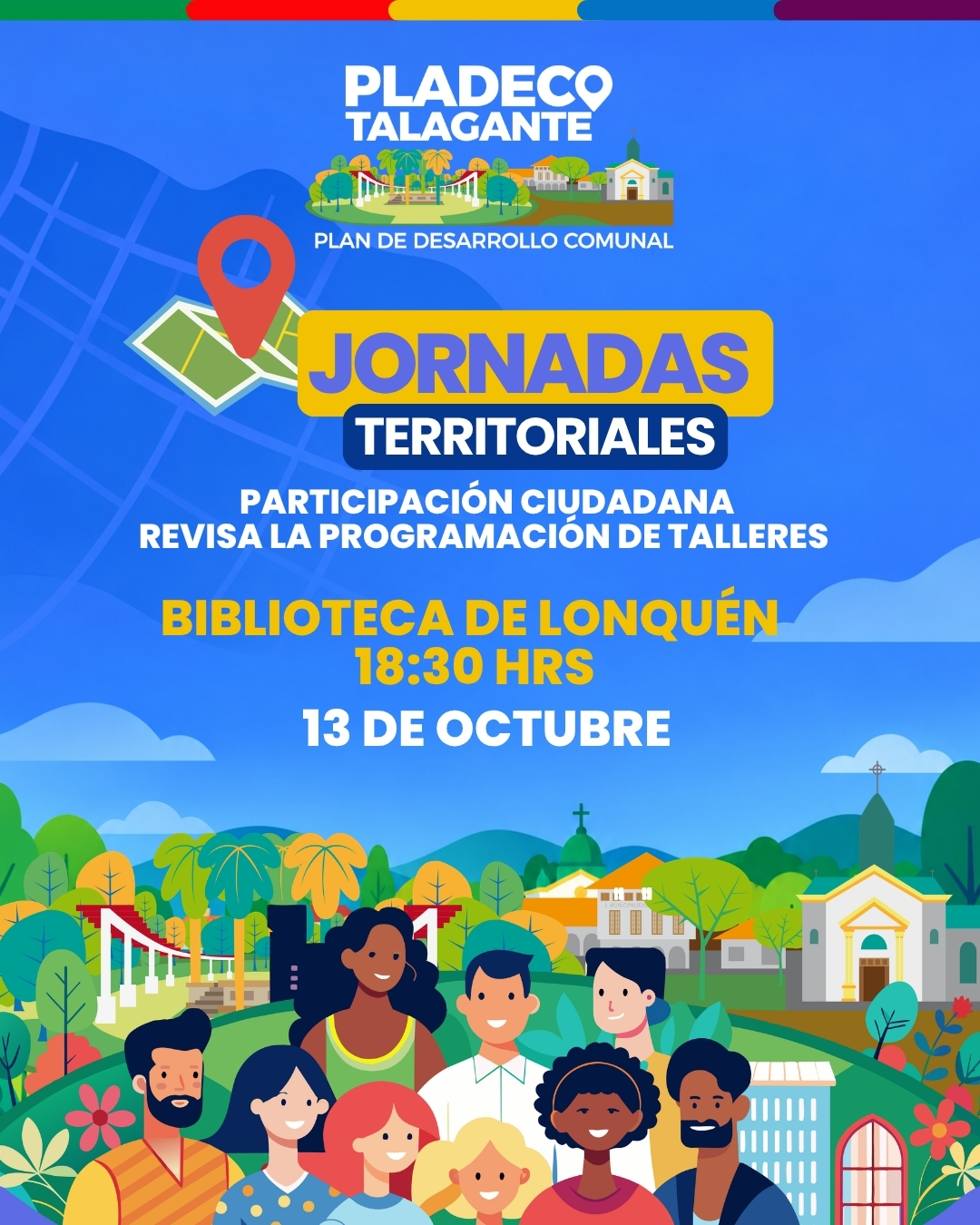 Jornada Territorial PLADECO: Biblioteca de Lonquén
