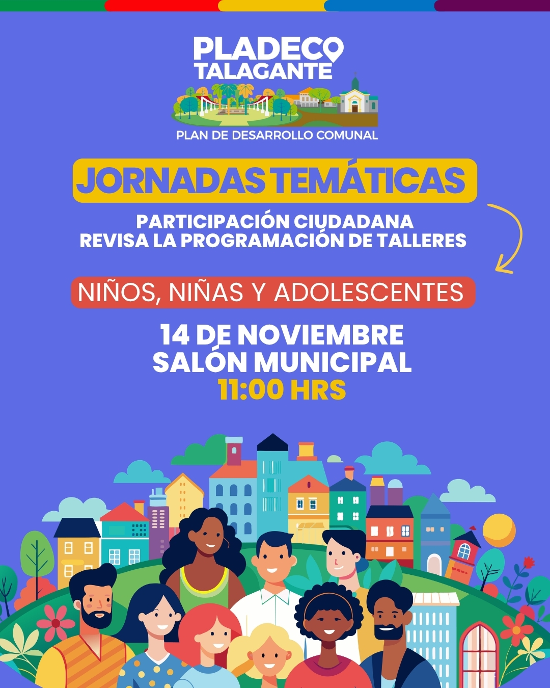 Jornada de participación PLADECO: Niños, Niñas, Adolescentes y Juventud